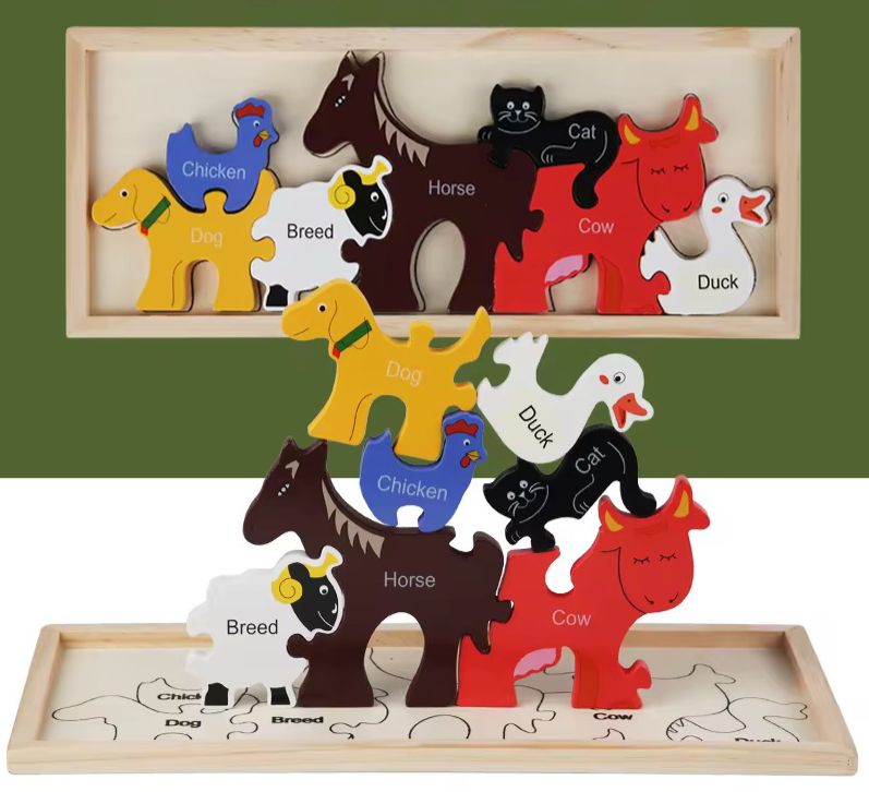 Puzle Didácticos de Madera 3D - ALTOQUE
