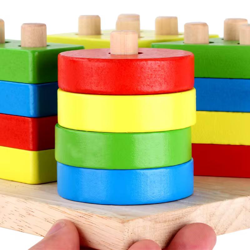 Juego Didáctico Montessori de Encastre - ALTOQUE