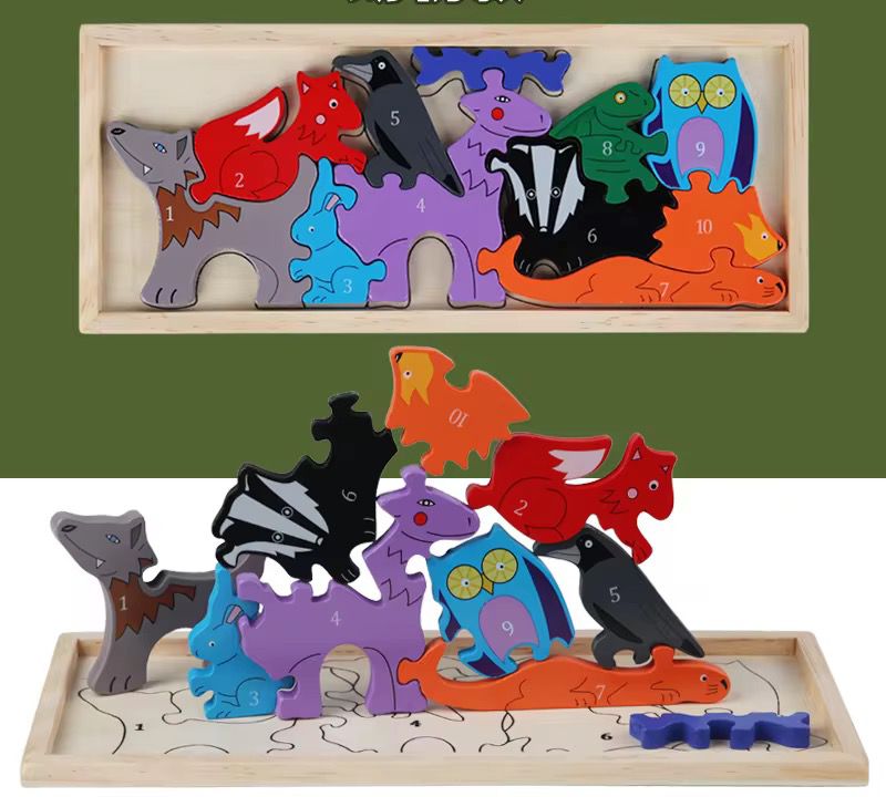 Puzle Didácticos de Madera 3D - ALTOQUE
