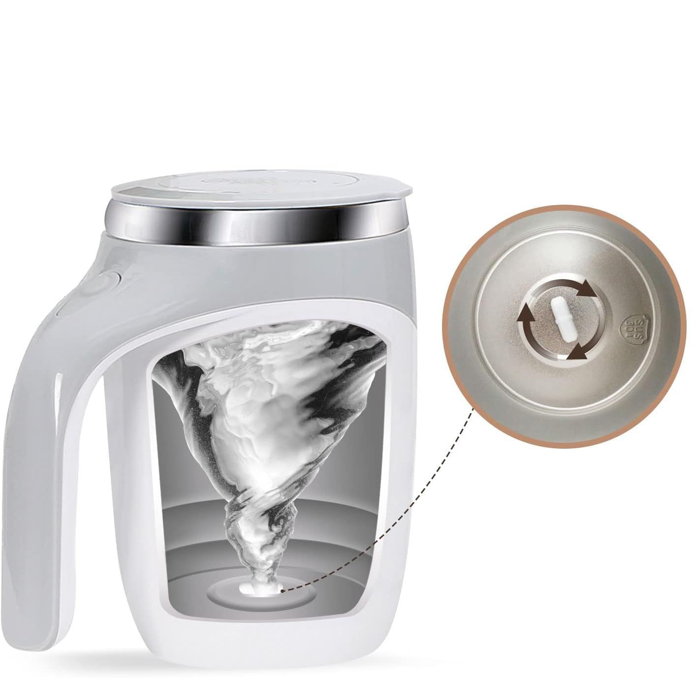 Taza Auto Agitable Recargable - ALTOQUE