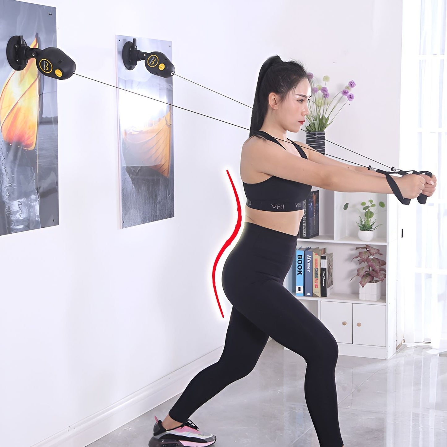 Polea Con Ventosa Para Entrenar En Casa - ALTOQUE