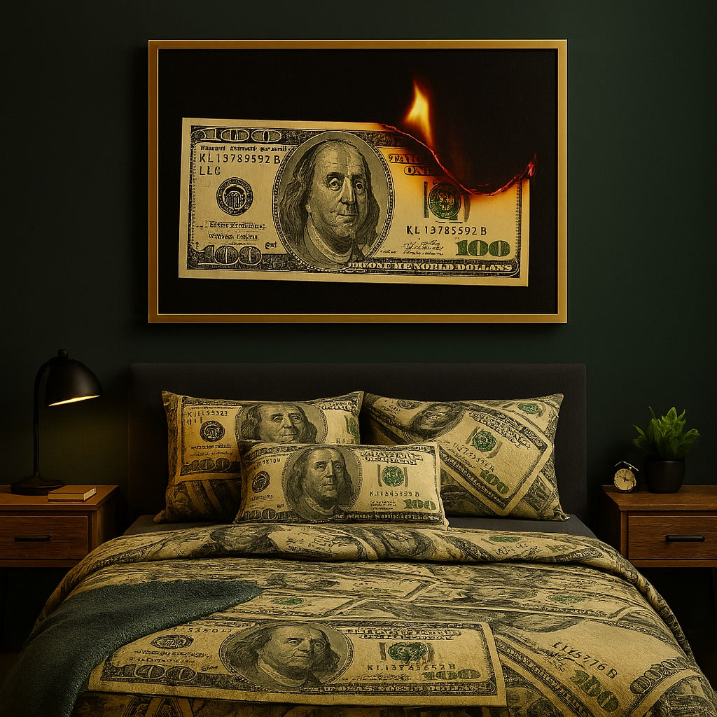 Cuadro Decorativo Dólar Quemado - ALTOQUE