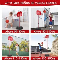Soporte Aro de Básquetbol Ajustable + Pelota - ALTOQUE