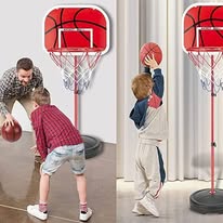 Soporte Aro de Básquetbol Ajustable + Pelota - ALTOQUE