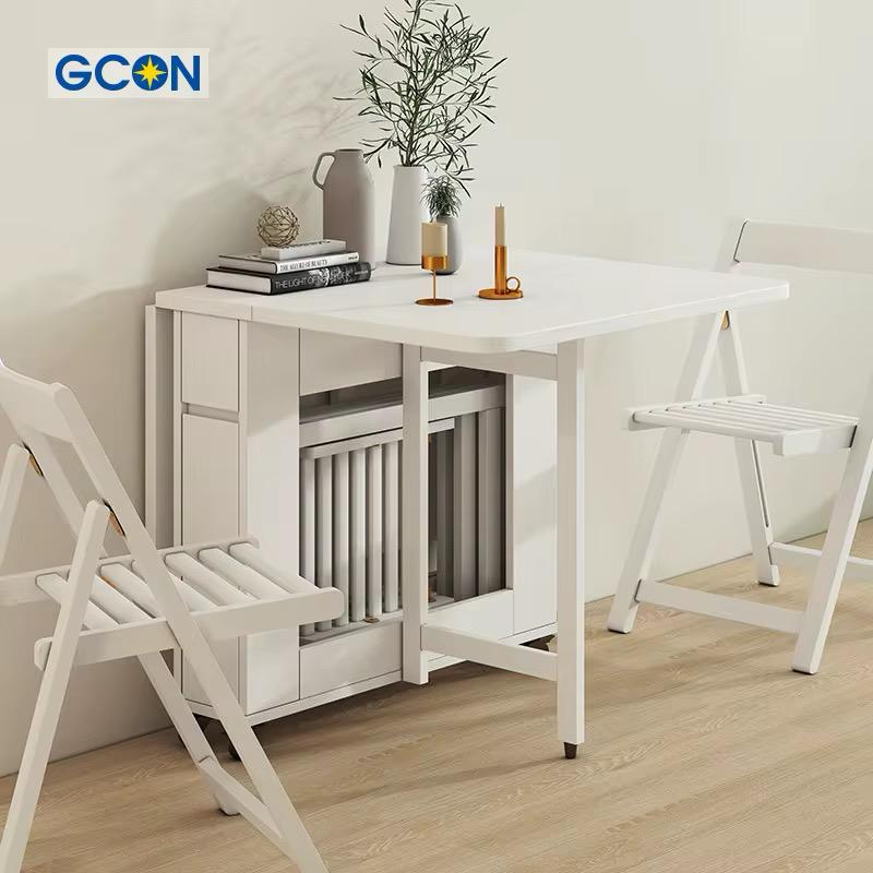 Juego De Comedor / Plegable Con 4 Sillas en Madera - ALTOQUE