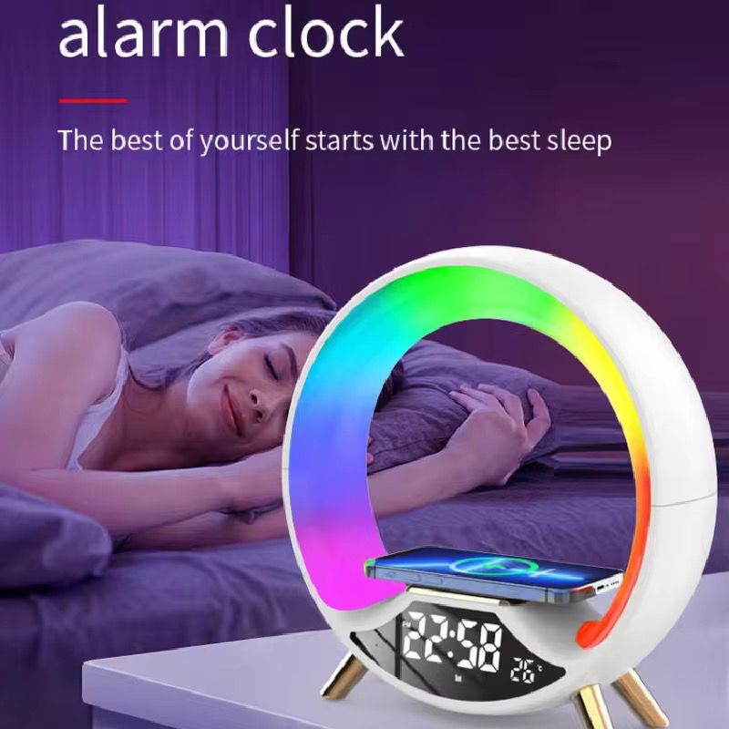 Reloj Led y Parlante con Cargador Inalámbrico - ALTOQUE