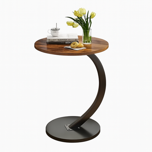 Mesa Auxiliar Redonda para Living