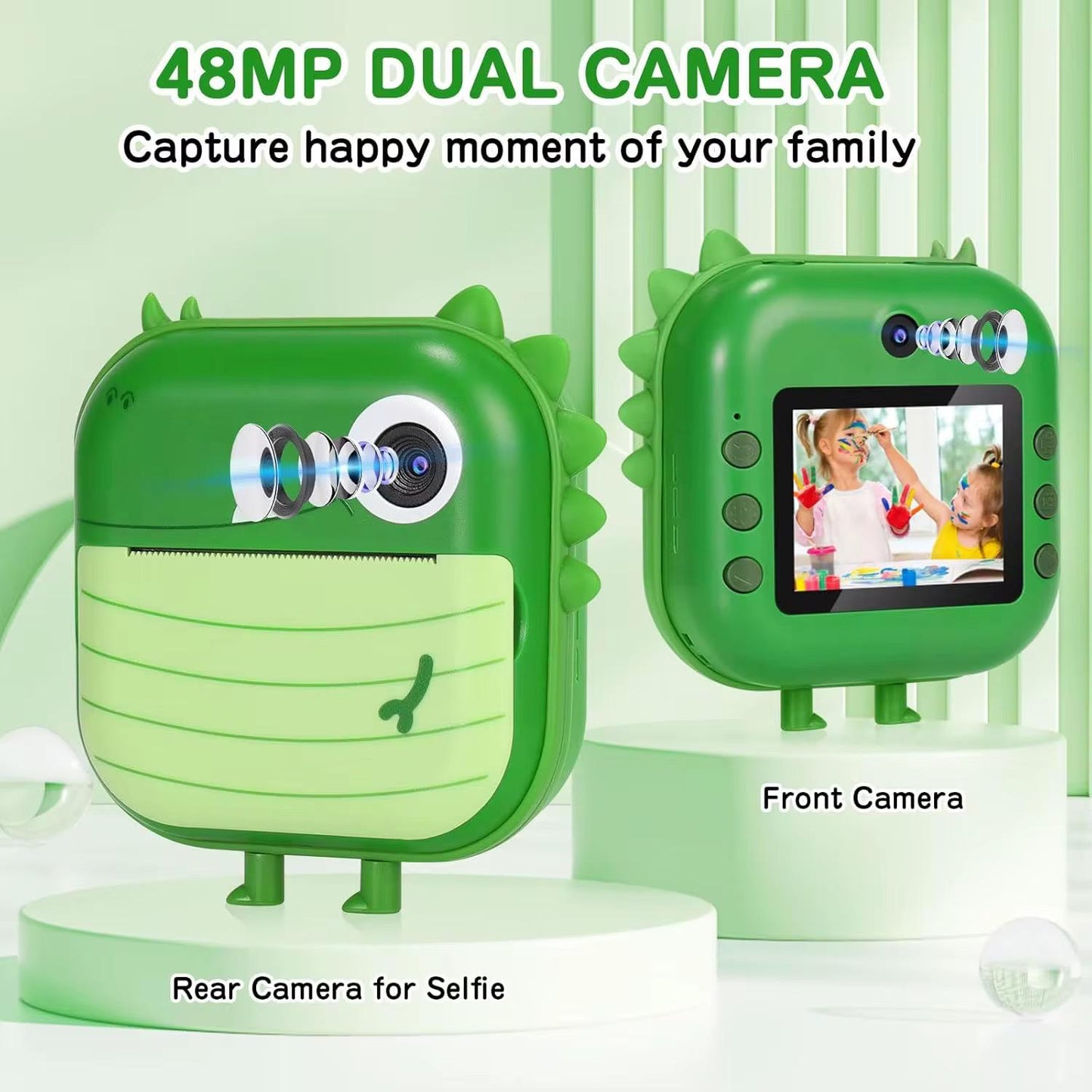 Cámara De Fotos Infantil Con Impresión Instantánea - ALTOQUE