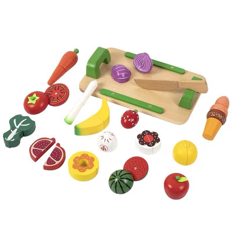Juego de Corte de Frutas y Verduras para Niños - ALTOQUE