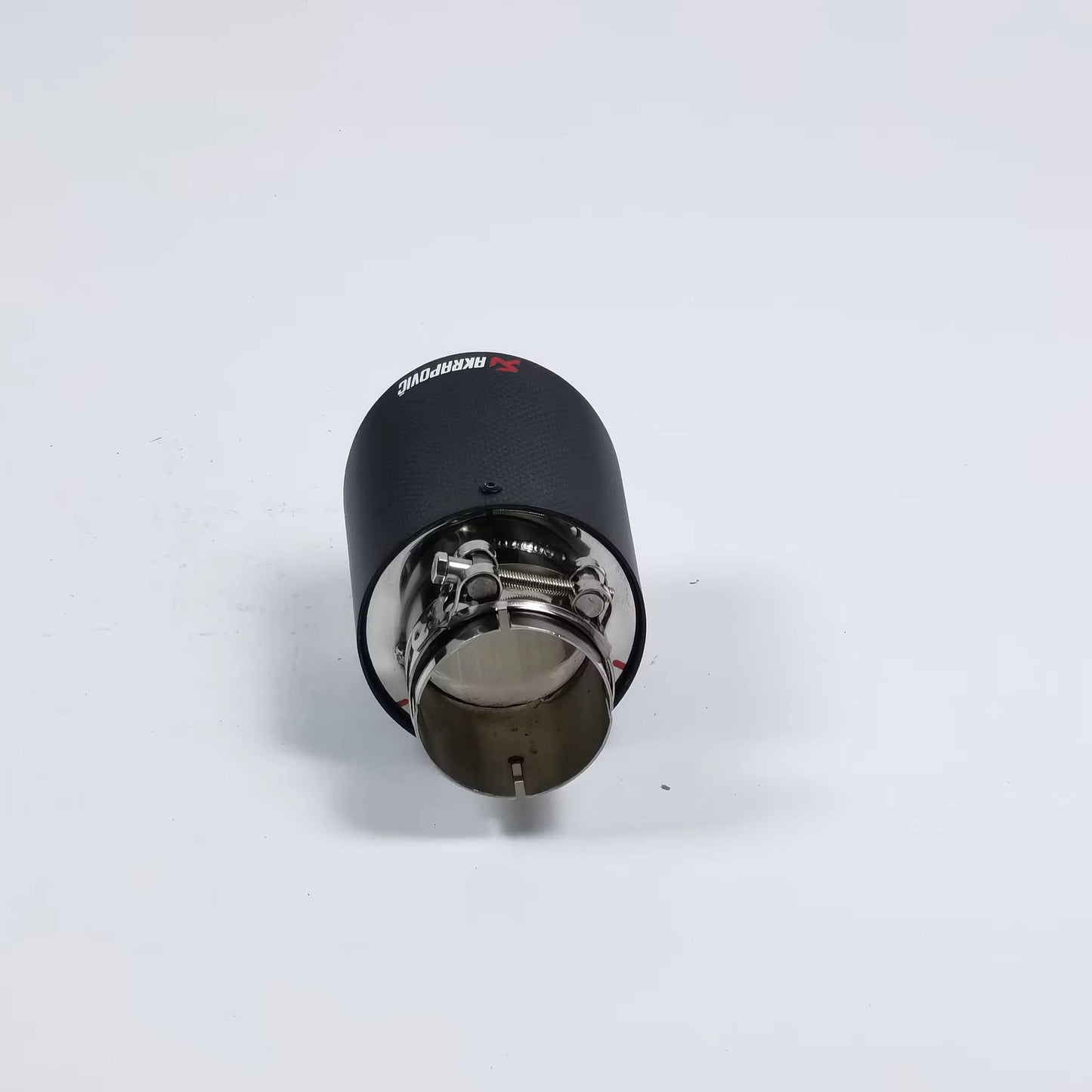 Tubo de Escape de Fibra de Carbono Mate - Salida Simple - ALTOQUE