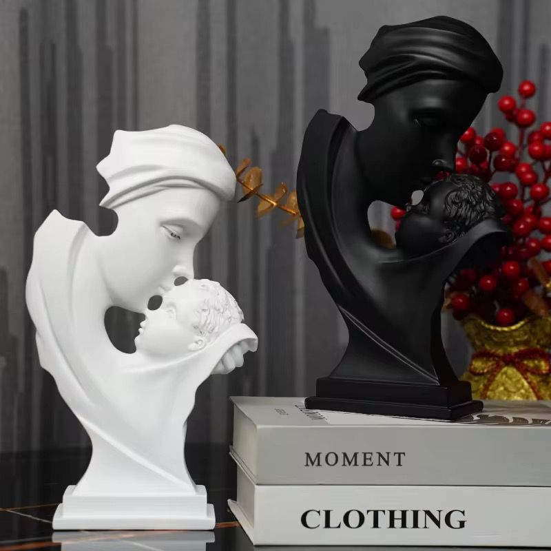 Adorno Estatuilla Madre E Hijo - ALTOQUE