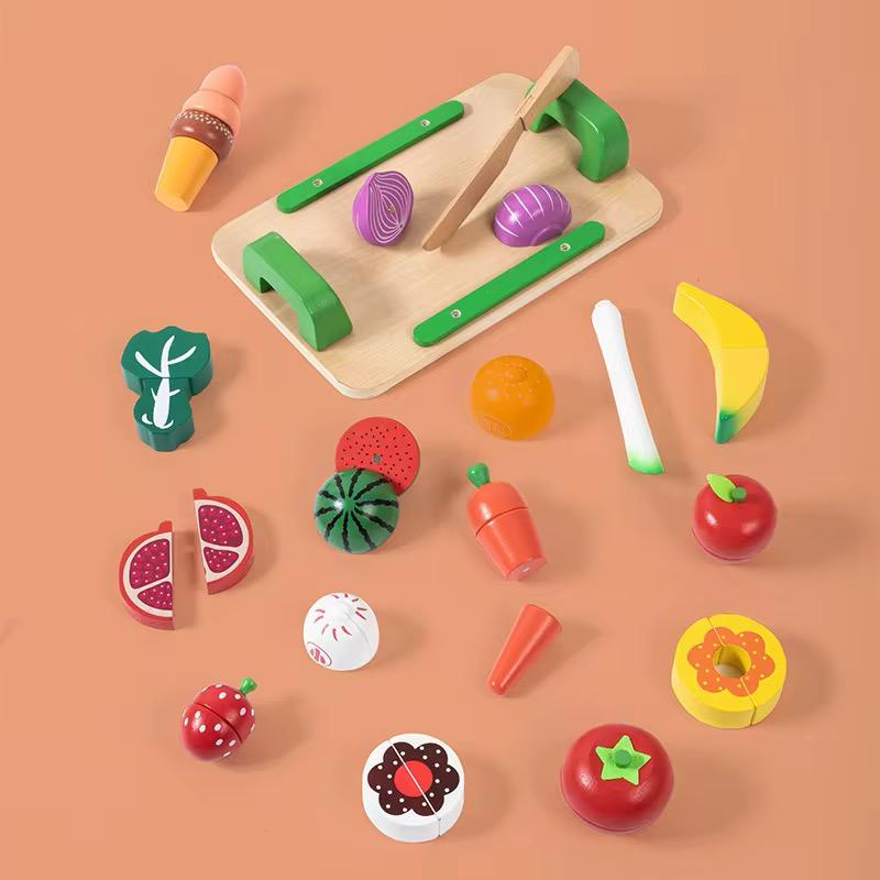 Juego de Corte de Frutas y Verduras para Niños - ALTOQUE