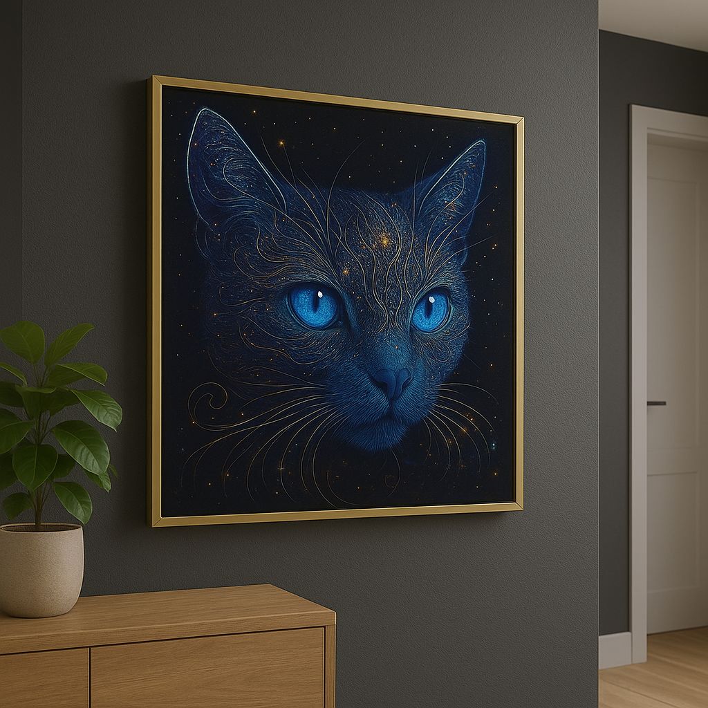 Cuadro Decorativo "Gato Cósmico" - ALTOQUE