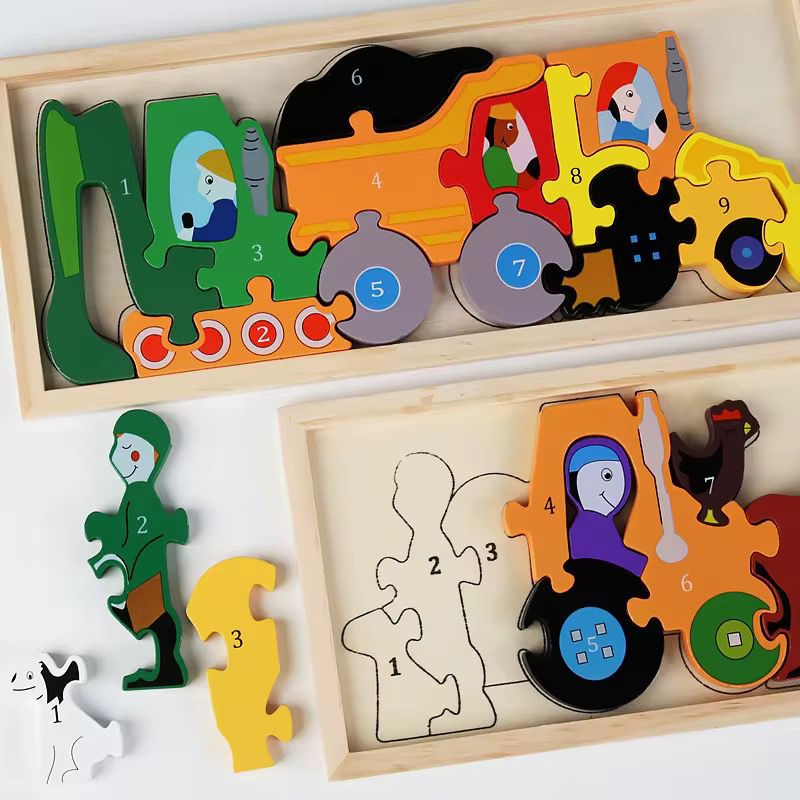 Puzle Didácticos de Madera 3D - ALTOQUE