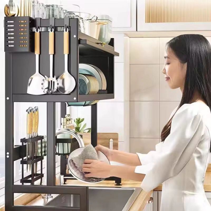 Escurridor de Platos Aéreo Organizador con Puerta Acrílica (1 Pileta) - ALTOQUE