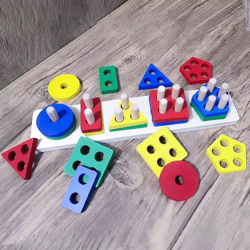 Juego Didáctico Montessori de Encastre - ALTOQUE