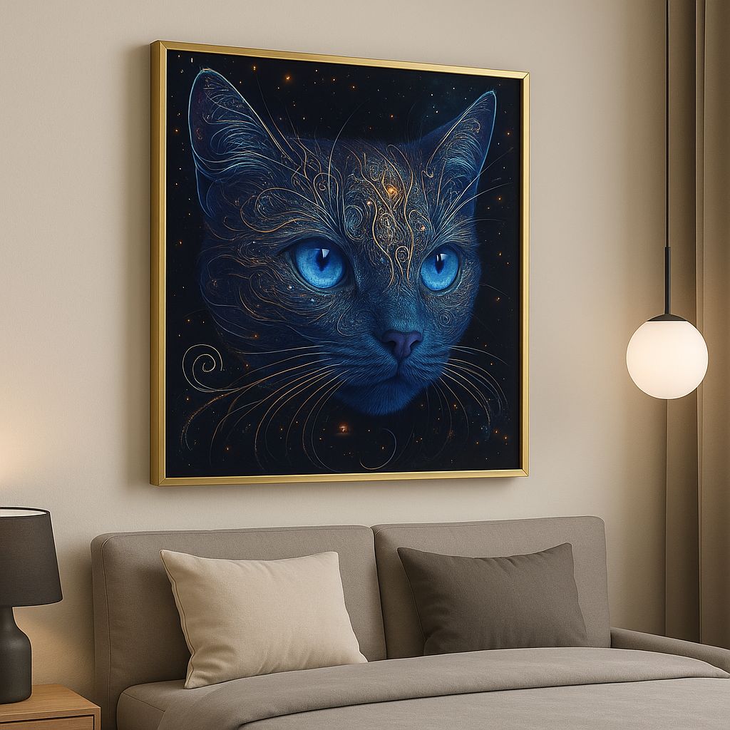 Cuadro Decorativo "Gato Cósmico" - ALTOQUE