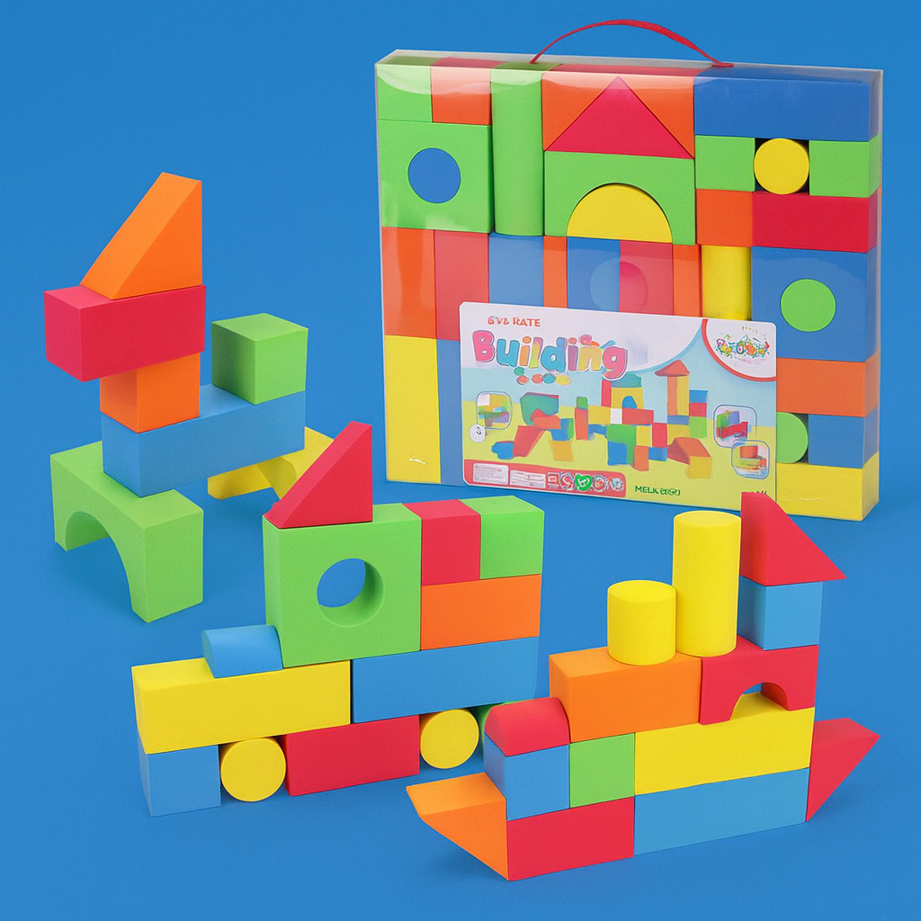 Juego Didáctico de Bloques de Espuma EVA