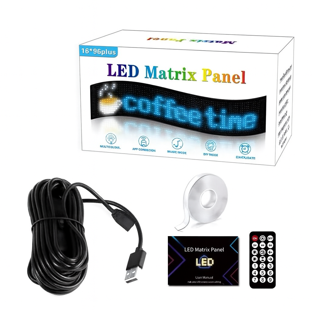 Pantalla LED Decorativa con Animaciones RGB