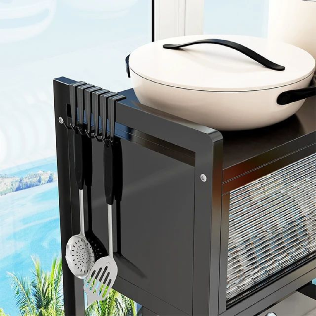 Escurridor de Platos Aéreo Organizador con Puerta Acrílica (2 Piletas) - ALTOQUE
