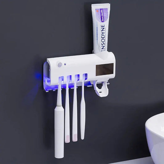 Porta Cepillo + Pasta Multifuncional Carga USB - ALTOQUE