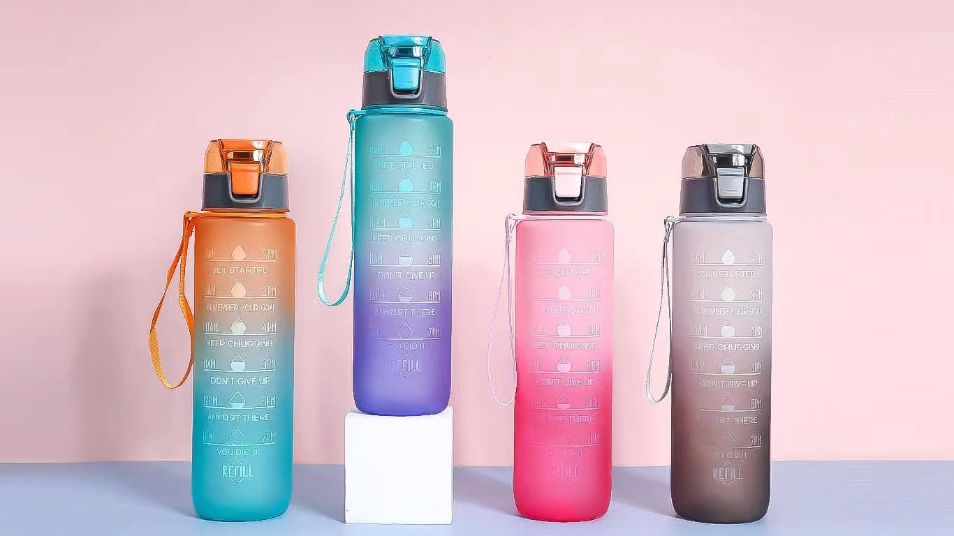 Botella Caramañola con Frases Motivacionales de 1000ml - ALTOQUE
