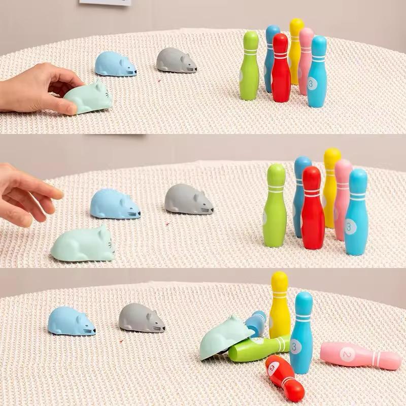 Juego de Bowling Infantil con Animalitos a Fricción - ALTOQUE