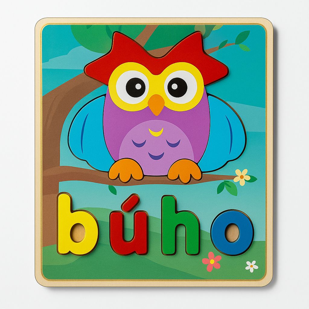 Puzzles en Madera con Palabras - ALTOQUE