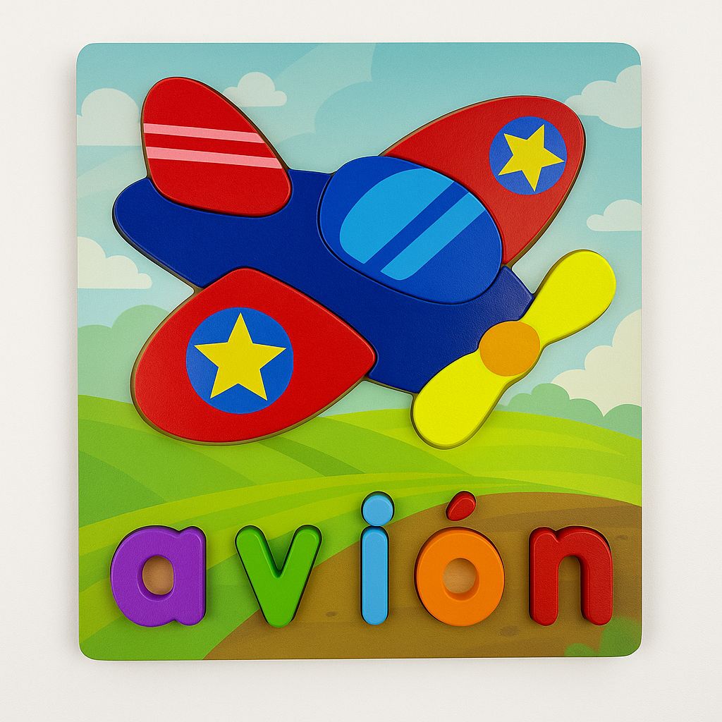 Puzzles en Madera con Palabras - ALTOQUE