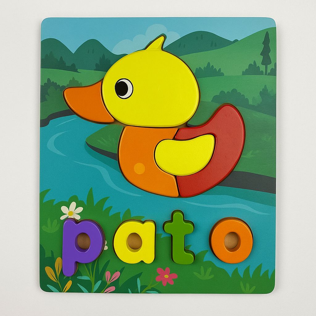 Puzzles en Madera con Palabras - ALTOQUE