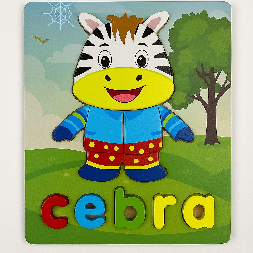 Puzzles en Madera con Palabras - ALTOQUE