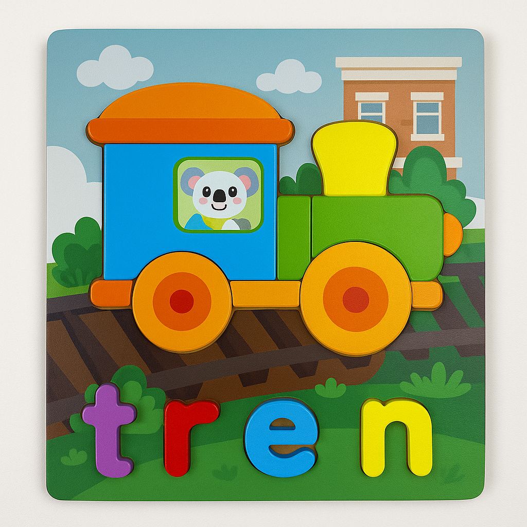Puzzles en Madera con Palabras - ALTOQUE