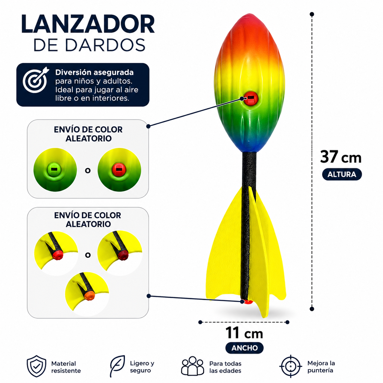 Misil Lanzador de Espuma
