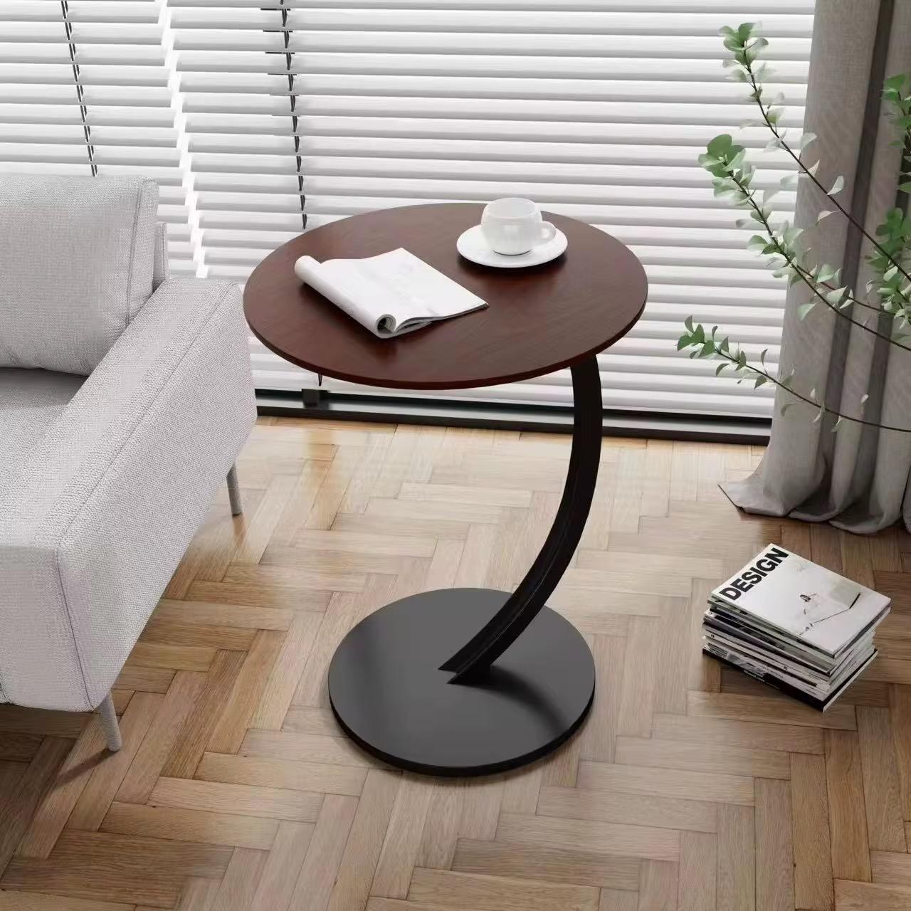 Mesa Auxiliar Redonda para Living
