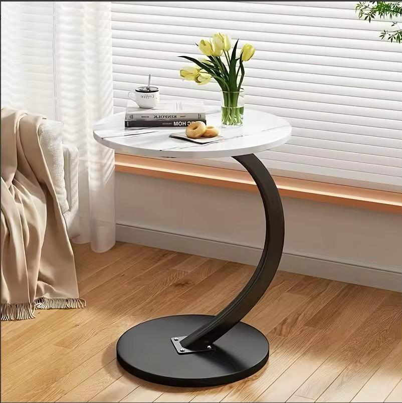 Mesa Auxiliar Redonda para Living