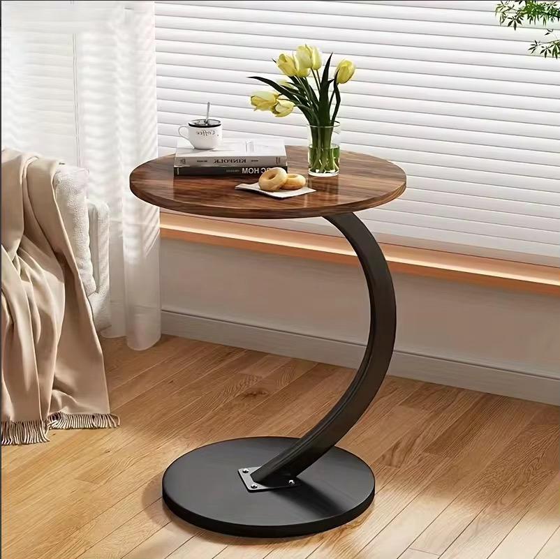 Mesa Auxiliar Redonda para Living