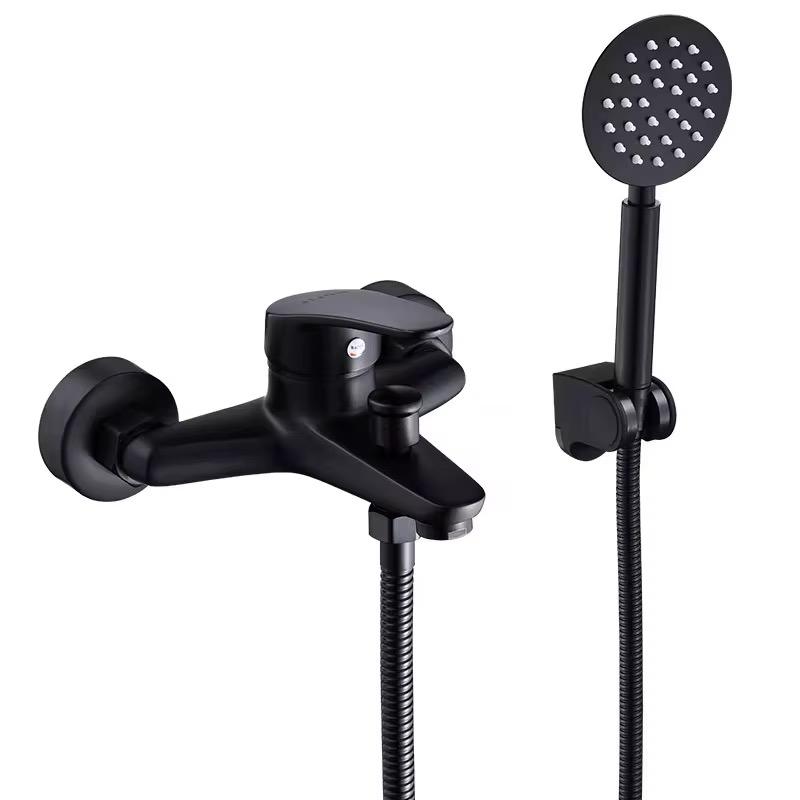 Monocomando Para Ducha Negro