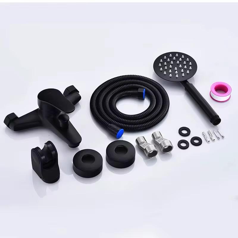 Monocomando Para Ducha Negro