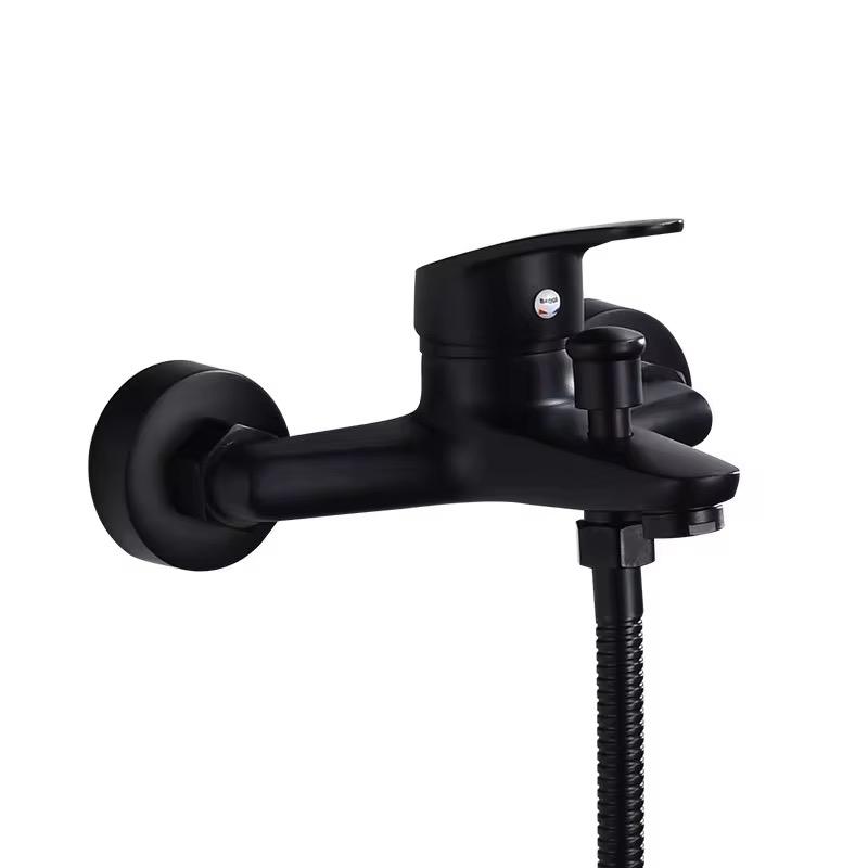Monocomando Para Ducha Negro