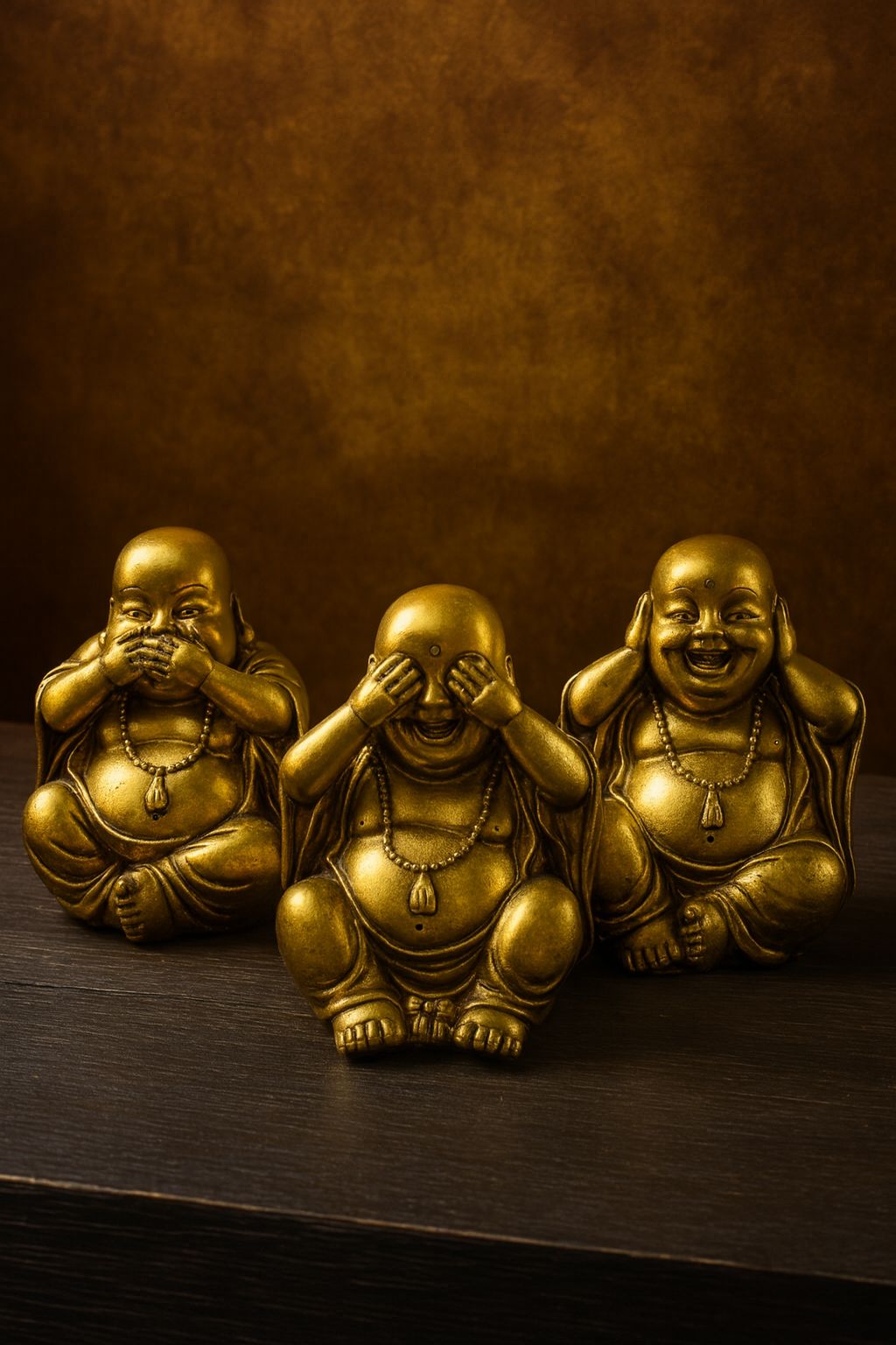 Set de 3 Budas  - “No veo, No Hablo, No Escucho"