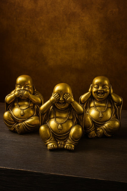 Set de 3 Budas  - “No veo, No Hablo, No Escucho"