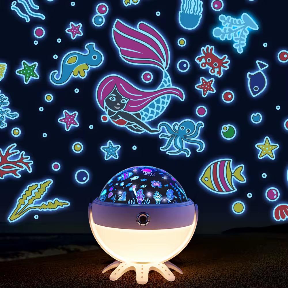 Lampara Infantil Veladora / Proyector 360° - ALTOQUE