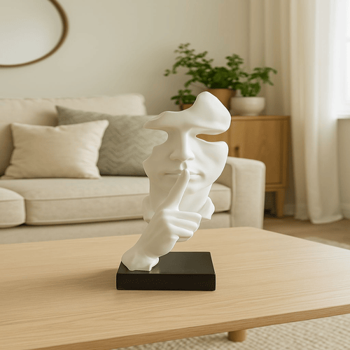 Estatuilla del Silencio de Arte Abstracto - ALTOQUE