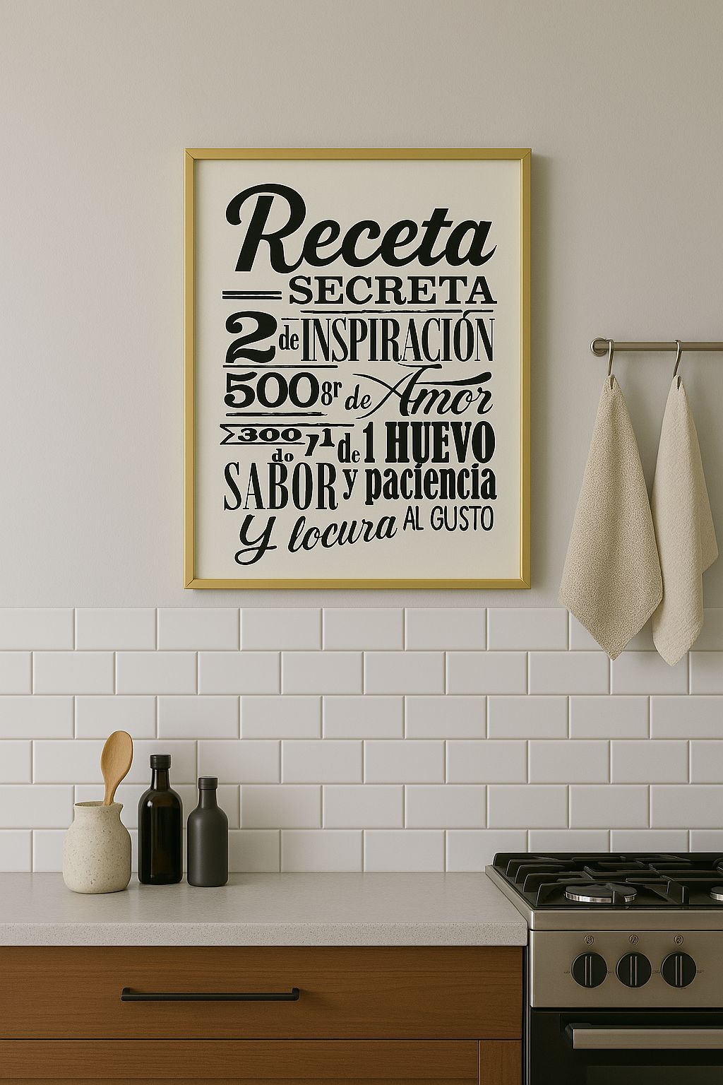 Cuadro Decorativo "Receta Secreta" - ALTOQUE