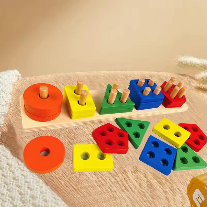 Juego Didáctico Montessori de Encastre - ALTOQUE