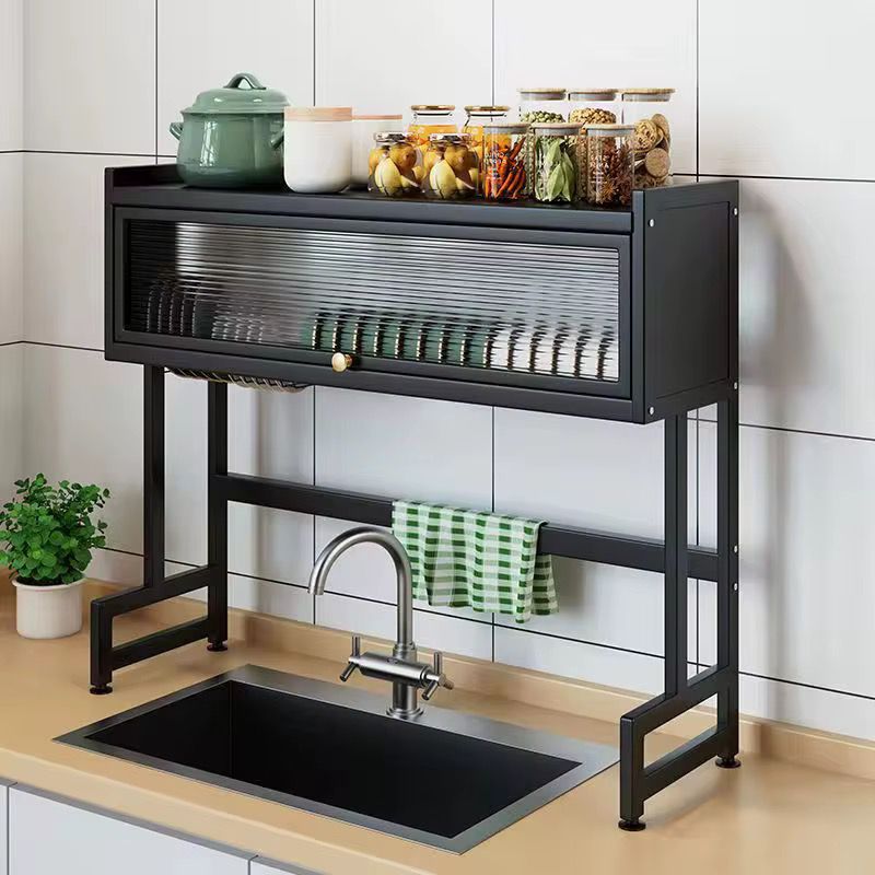 Escurridor de Platos Aéreo Organizador con Puerta Acrílica (1 Pileta) - ALTOQUE