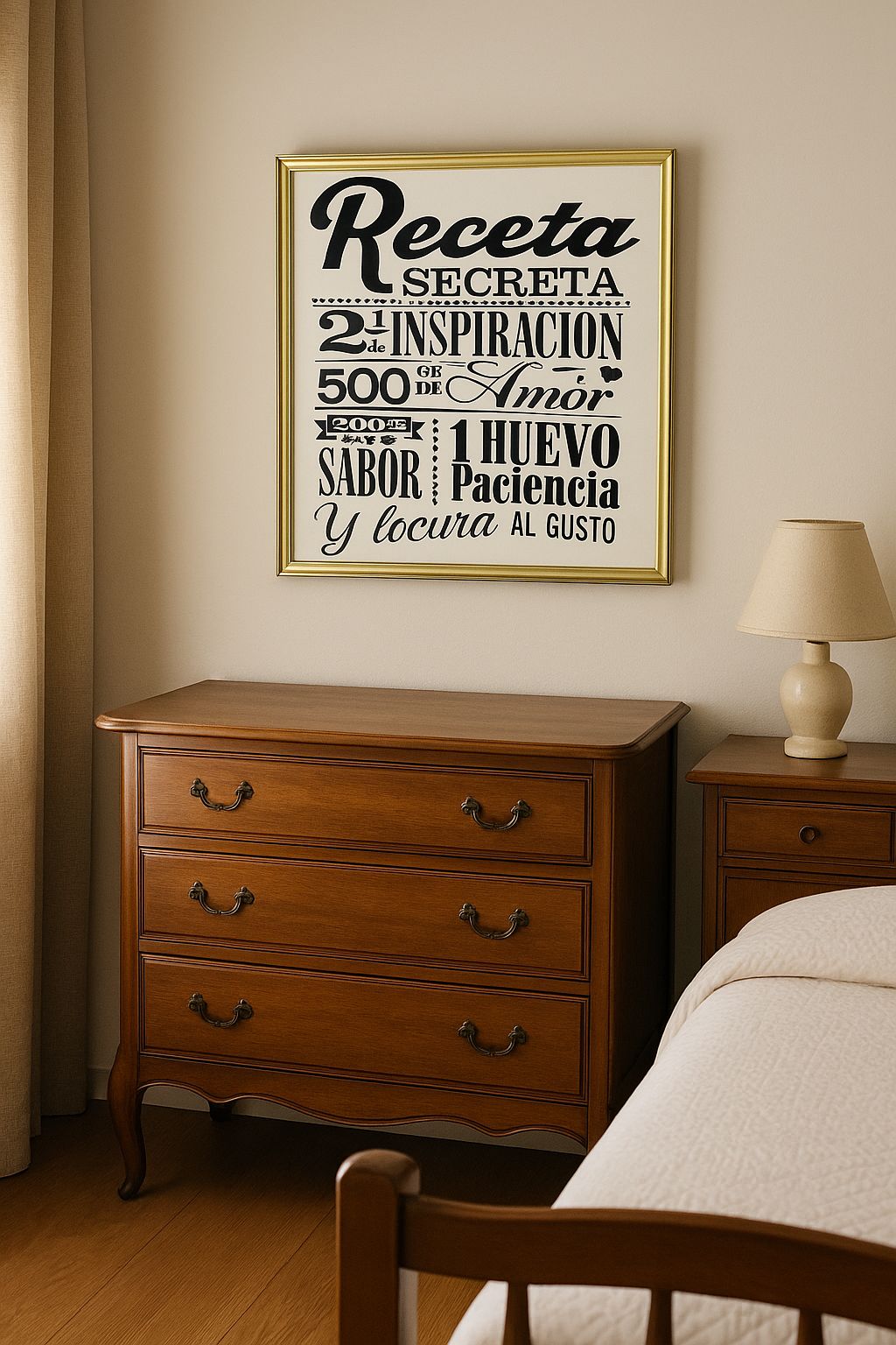 Cuadro Decorativo "Receta Secreta" - ALTOQUE