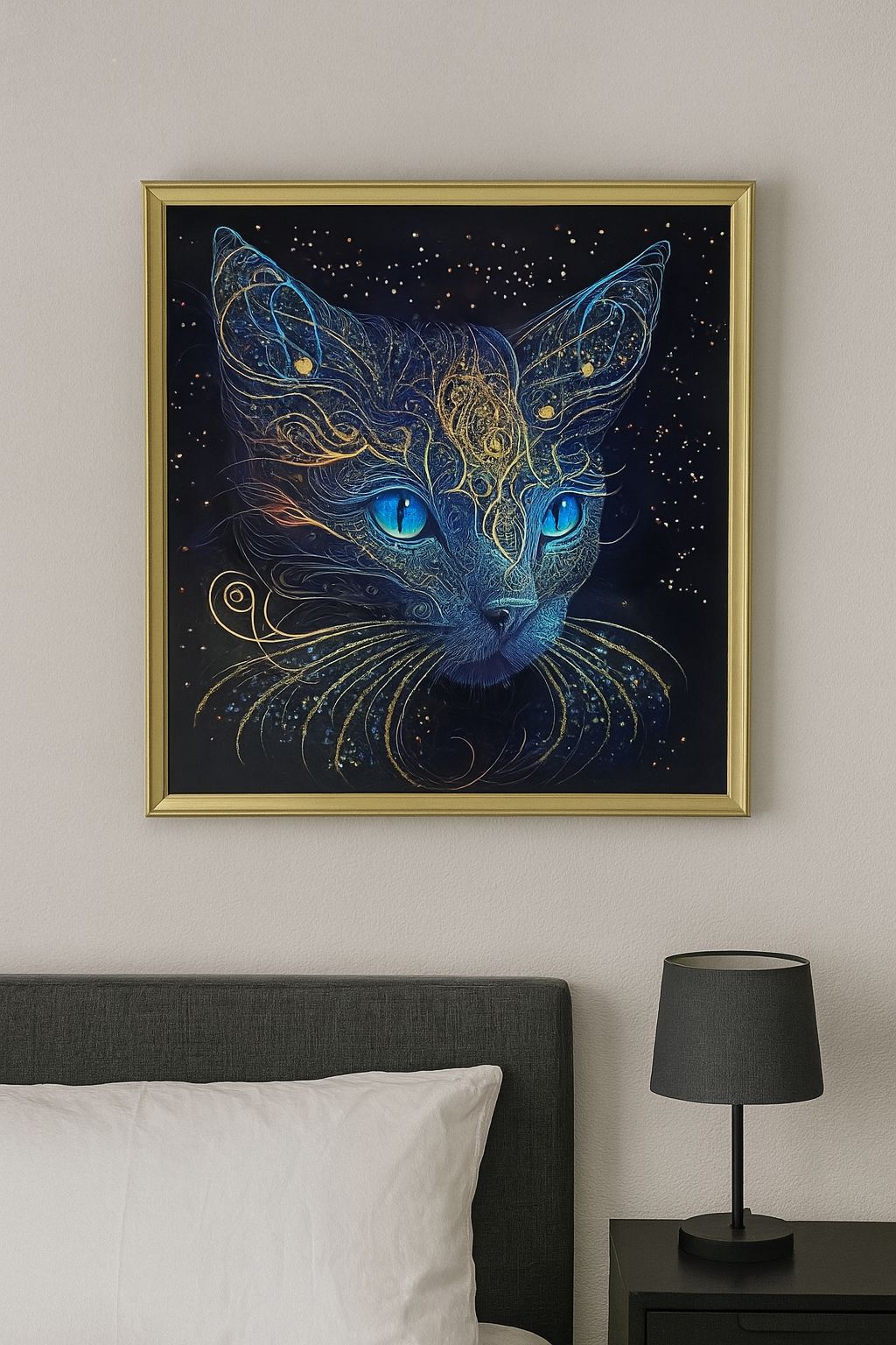 Cuadro Decorativo "Gato Cósmico" - ALTOQUE