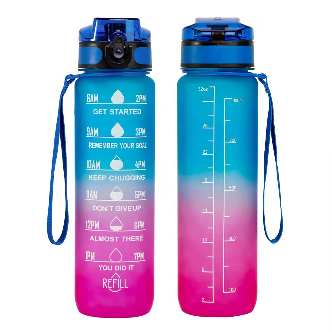 Botella Caramañola con Frases Motivacionales de 1000ml - ALTOQUE