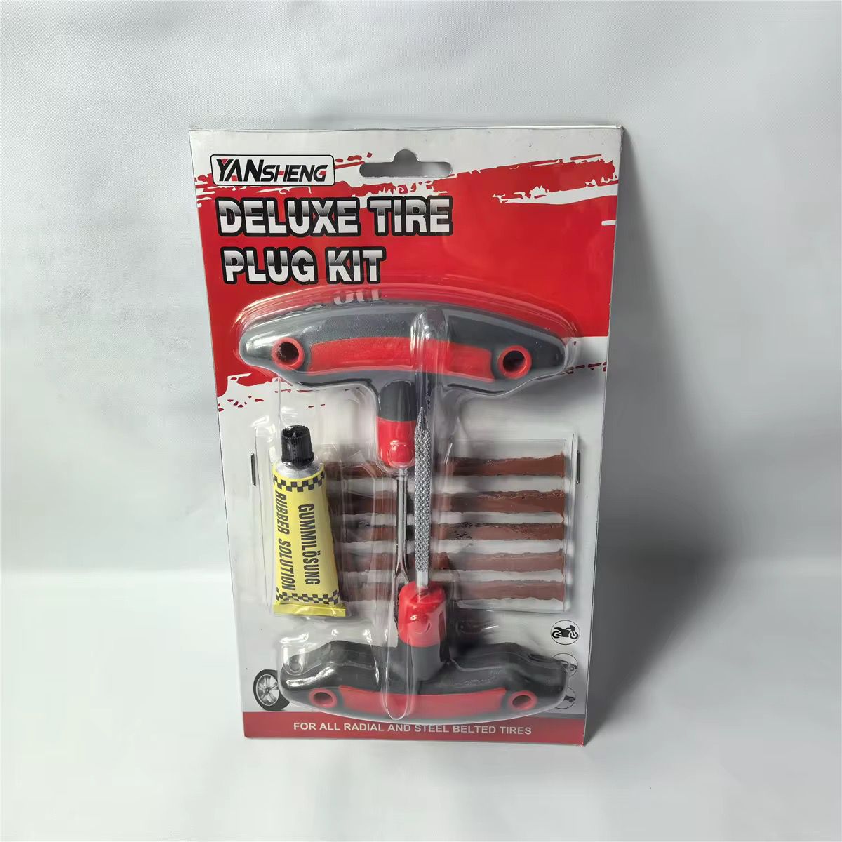 Kit de Reparación de Pinchazos para Coche, Bicicleta y Motos - ALTOQUE